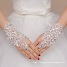 New design fashion sexy lady lace knit decoration wedding lace glove